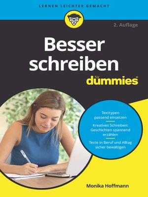 cover image of Besser schreiben f&uuml;r Dummies